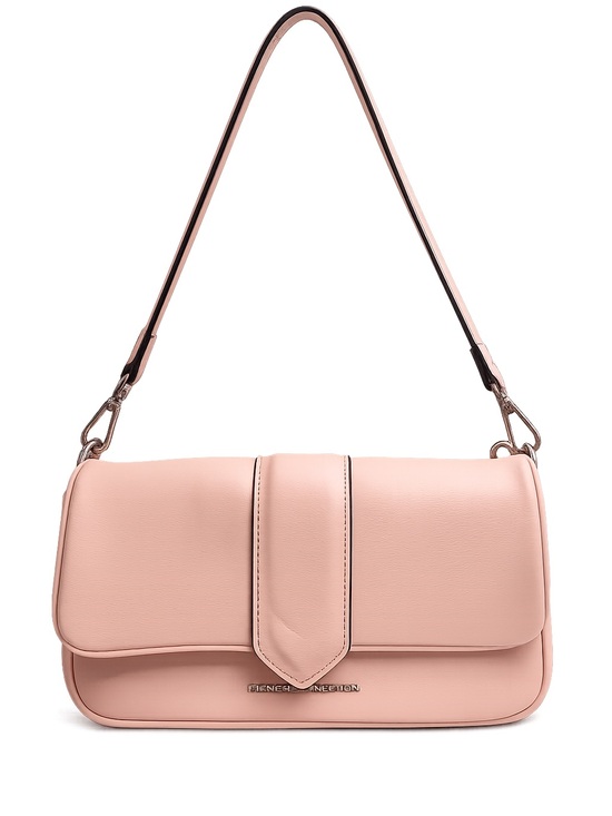 French Connection Handbags - French Connection 3 way Pink Leather Shoulder Bag
